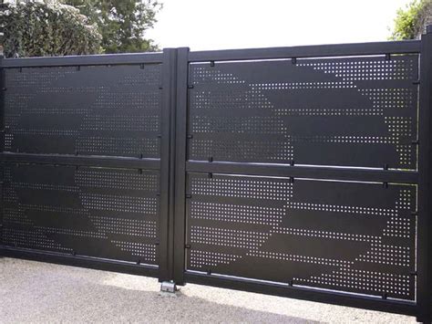 gate sheet metal|perforated metal sheet gate.